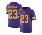 Men's Nike Minnesota Vikings #23 Terence Newman Limited Purple Rush NFL Jersey