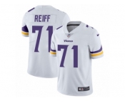 Men's Nike Minnesota Vikings #71 Riley Reiff Vapor Untouchable Limited White NFL Jersey