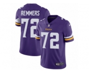 Men's Nike Minnesota Vikings #72 Mike Remmers Vapor Untouchable Limited Purple Team Color NFL Jersey
