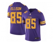 Men's Nike Minnesota Vikings #85 Rhett Ellison Limited Purple Rush NFL Jersey
