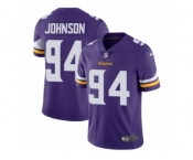 Men's Nike Minnesota Vikings #94 Jaleel Johnson Vapor Untouchable Limited Purple Team Color NFL Jersey