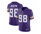 Men's Nike Minnesota Vikings #98 Linval Joseph Vapor Untouchable Limited Purple Team Color NFL Jersey