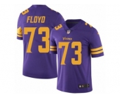 Nike Minnesota Vikings #73 Sharrif Floyd Purple Men's Stitched NFL Limited Rush Jersey
