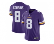 Nike Minnesota Vikings #8 Kirk Cousins Purple Team Color Men Stitched NFL Vapor Untouchable Limited Jersey