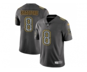Nike Minnesota Vikings #8 Sam Bradford Gray Static Men NFL Vapor Untouchable Limited Jersey