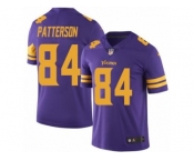 Nike Minnesota Vikings #84 Cordarrelle Patterson Purple Men's Stitched NFL Limited Rush Jersey