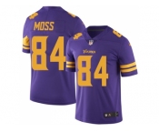 Nike Minnesota Vikings #84 Randy Moss Purple Men Stitched NFL Limited Rush Jersey