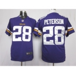nike nfl jerseys minnesota vikings #28 peterson purple[new nike limited]