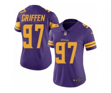 Women's Nike Minnesota Vikings #97 Everson Griffen Limited Purple Rush NFL Jersey
