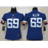 nike women nfl jerseys minnesota vikings #69 allen purple[new nike limited]