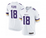 Youth Nike Minnesota Vikings #18 Michael Floyd Limited White NFL Jersey