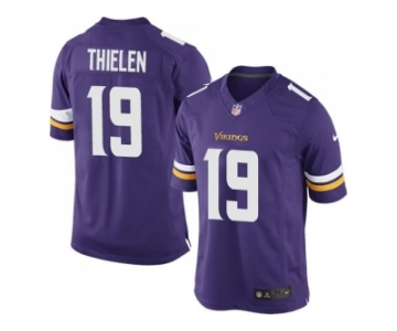 Youth Nike Minnesota Vikings #19 Adam Thielen Purple Stitched NFL Jersey