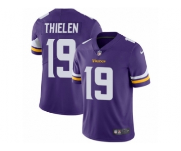 Youth Nike Minnesota Vikings #19 Adam Thielen Vapor Untouchable Limited Purple Team Color NFL Jersey