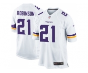 Youth Nike Minnesota Vikings #21 Josh Robinson White Stitched NFL Jersey