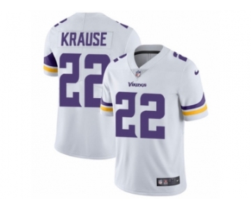 Youth Nike Minnesota Vikings #22 Paul Krause Vapor Untouchable Limited White NFL Jersey
