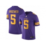 Youth Nike Minnesota Vikings #5 Teddy Bridgewater Limited Purple Rush NFL Jersey