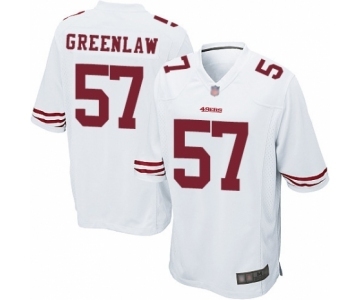 Men's San Francisco 49ers #57 Dre Greenlaw Game White Football Jersey