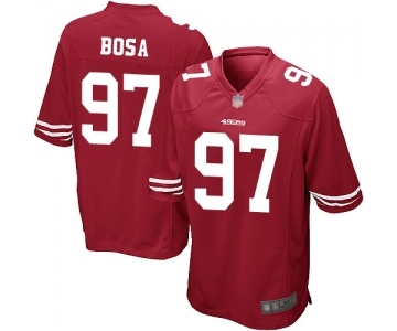 Men's San Francisco 49ers #97 Nick Bosa Game Red Team Color Football Jersey