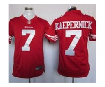 nike nfl jerseys san francisco 49ers #7 kaepernick red[game]