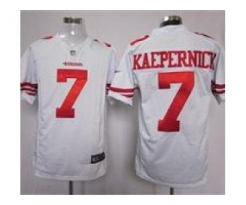 nike nfl jerseys san francisco 49ers #7 kaepernick white[game]