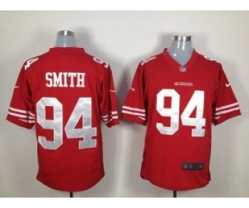 nike nfl jerseys san francisco 49ers #94 red [game]