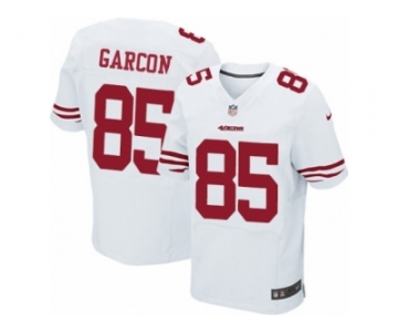 Men's Nike San Francisco 49ers #85 Pierre Garcon Elite White NFL Jersey