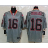 nike nfl jerseys san francisco 49ers #16 montana grey[Elite lights out]