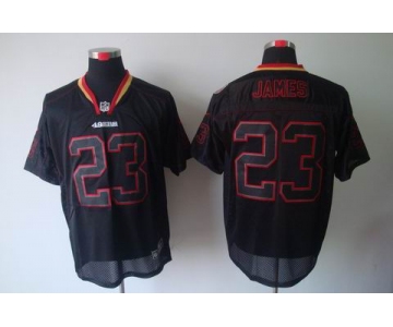 nike nfl jerseys san francisco 49ers #23 james black[Elite lights out]