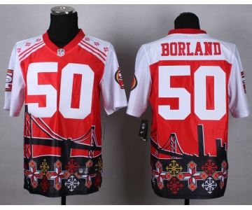 nike nfl jerseys san francisco 49ers #50 borland[Elite Style Noble Fashion]