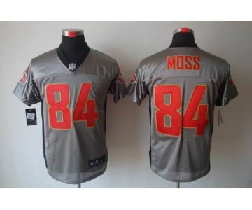nike nfl jerseys san francisco 49ers #84 moss grey[Elite shadow]