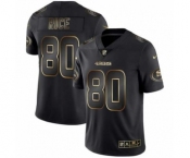 Men San Francisco 49ers #80 Jerry Rice Black 2019 Vapor Limited Golden Edition Jersey Men San Francisco 49ers #80 Jerry Rice Black 2019 Vapor Limited Golden Edition Jersey