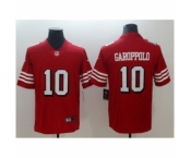 Men's Nike San Francisco 49ers #10 Jimmy Garoppolo Limited red Rush Vapor Untouchable NFL Jerseys Men's Nike San Francisco 49ers #10 Jimmy Garoppolo Limited red Rush Vapor Untouchable NFL Jerseys