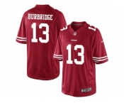 Men's Nike San Francisco 49ers #13 Aaron Burbridge Limited Red Team Color NFL Jersey