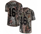Men's Nike San Francisco 49ers #16 Joe Montana Limited Camo Rush Realtree NFL Jersey Men's Nike San Francisco 49ers #16 Joe Montana Limited Camo Rush Realtree NFL Jersey