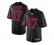 Men's Nike San Francisco 49ers #17 Jeremy Kerley Limited Black NFL Jersey