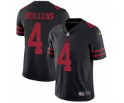 Men's Nike San Francisco 49ers #4 Nick Mullens Black Vapor Untouchable Limited Player NFL Jersey Men's Nike San Francisco 49ers #4 Nick Mullens Black Vapor Untouchable Limited Player NFL Jersey