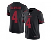 Men's Nike San Francisco 49ers #4 Phil Dawson Limited Black Rush NFL Jersey