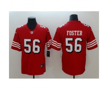 Men's Nike San Francisco 49ers #56 Reuben Foster Limited red Rush Vapor Untouchable NFL Jerseys