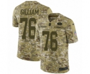 Men's Nike San Francisco 49ers #76 Garry Gilliam Limited Camo 2018 Salute to Service NFL Jersey Men's Nike San Francisco 49ers #76 Garry Gilliam Limited Camo 2018 Salute to Service NFL Jersey