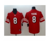 Men's Nike San Francisco 49ers #8 Steve Young Limited red Rush Vapor Untouchable NFL Jerseys Men's Nike San Francisco 49ers #8 Steve Young Limited red Rush Vapor Untouchable NFL Jerseys