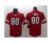 Men's Nike San Francisco 49ers #80 Jerry Rice Limited red Rush Vapor Untouchable NFL Jerseys Men's Nike San Francisco 49ers #80 Jerry Rice Limited red Rush Vapor Untouchable NFL Jerseys