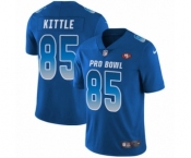 Men's Nike San Francisco 49ers #85 George Kittle Limited Royal Blue NFC 2019 Pro Bowl NFL Jersey Men's Nike San Francisco 49ers #85 George Kittle Limited Royal Blue NFC 2019 Pro Bowl NFL Jersey