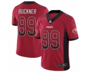 Men's Nike San Francisco 49ers #99 DeForest Buckner Limited Red Rush Drift Fashion NFL Jersey Men's Nike San Francisco 49ers #99 DeForest Buckner Limited Red Rush Drift Fashion NFL Jersey