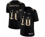 Men's San Francisco 49ers #10 Jimmy Garoppolo Limited Black Statue of Liberty Football Jersey Men's San Francisco 49ers #10 Jimmy Garoppolo Limited Black Statue of Liberty Football Jersey