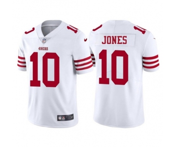 Men's San Francisco 49ers #10 Mac Jones White 2025 Vapor Untouchable Limited Football Stitched Jersey