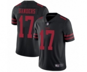 Men's San Francisco 49ers #17 Emmanuel Sanders Black Vapor Untouchable Limited Player Football Jersey Men's San Francisco 49ers #17 Emmanuel Sanders Black Vapor Untouchable Limited Player Football Jersey