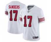 Men's San Francisco 49ers #17 Emmanuel Sanders Limited White Rush Vapor Untouchable Football Jersey Men's San Francisco 49ers #17 Emmanuel Sanders Limited White Rush Vapor Untouchable Football Jersey