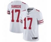 Men's San Francisco 49ers #17 Emmanuel Sanders White Vapor Untouchable Limited Player Football Jersey Men's San Francisco 49ers #17 Emmanuel Sanders White Vapor Untouchable Limited Player Football Jersey