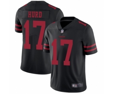 Men's San Francisco 49ers #17 Jalen Hurd Black Vapor Untouchable Limited Player Football Jersey