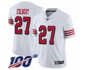 Men's San Francisco 49ers #27 Adrian Colbert Limited White Rush Vapor Untouchable 100th Season Football Jersey Men's San Francisco 49ers #27 Adrian Colbert Limited White Rush Vapor Untouchable 100th Season Football Jersey